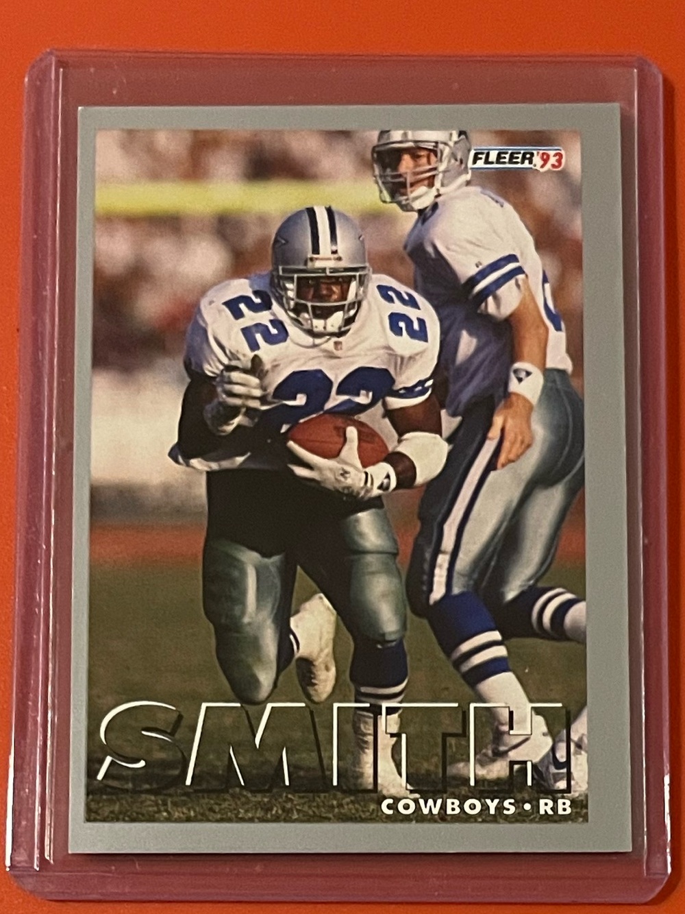 Emmitt Smith #233 1993 Fleer Football Trading Card